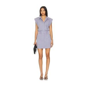 Pistola Rosie Sleeveless Mini Denim Heirloom Lilac Dress Size large #718